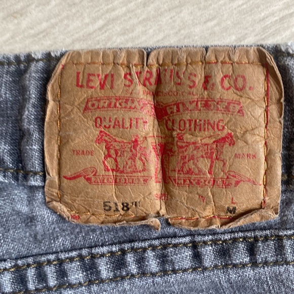 518 Levi’s Vintage size 7 Jr M. Grayish black. Best fitting jeans I ever had - Picture 9 of 16